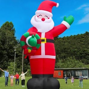 Danxilu 20 FT Giant Christmas Inflatables Santa Claus Outdoor Decorations