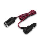 16FT Cigarette Lighter Extension Cord Male Plug to Female Socket 12V 24V Heavy Duty Extension Cable with Switch 15A Fuse