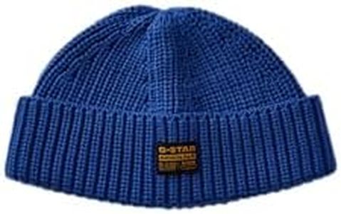 G-STAR RAW Men's Originals Fisherman Beanie Hat, Blue (Radar Blue D24321-B146-1474), One Size