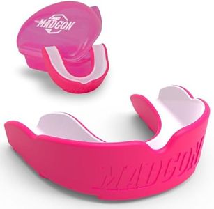 MADGON Protector bucal para una respiración Ideal y fácil de Ajustar. Protector bucal de Diferentes Formas. para Artes Marciales, MMA, Boxeo, Kickboxing, Hockey, fútbol - Adultos