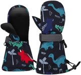 Duoyeree Waterproof Kids Mittens Gl