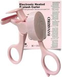 Hanakoko Wide Angle Eyelash Curler, Rim-Free Lashe Curler, Fit All Eye Shapes, No Frame, No Pinch, Easy to Use (Heated Eyelash Curler Wide-Angel)