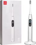 Oclean X Pro Elite, Smart Mute Sonic Electric Toothbrush, 4 Modes with Whitening, Quick Charge for 35 Days, IPX7 – Grey