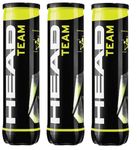 2022 Head Team Tennis Balls Pack of 12 (3 Tubes of 4)