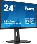 iiyama XUB2493HS-B5 24 Inch IPS LCD with Slim Bezel, 4ms, Full HD 1920x1080,1x HDMI,1 x DisplayPort, 2 x 2W Speakers, 150 mm HA Stand