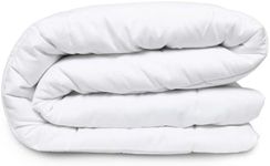 Danjor Linens Duvet Insert Full - Lightweight Down Comforter for Full Size Bed - Cooling, Microfiber, Down Alternative Fill - Machine Washable, White﻿