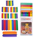 KITSEN 35 Clips, 3 Different Sizes, Plastic Multipurpose Airtight Seal Clips for Food Bags, Snack Packets to Keep Bag Content Fresh and Intact (Multi Color)