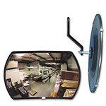 See All RR1218 Round Rectangular Glass Indoor Convex Security Mirror, 18" Length x 12" Width (Pack of 1)