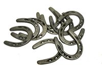 Horseshoes Pony 3 1/2" x 3" Cast Iron for Crafts and Decoration 30pc