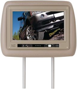 BOSS Audio Systems HIR9.2T Universal Headrest with Pre-Installed 9.2 Inch Widescreen TFT Monitor Tan