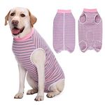 Axcimond Dog Recovery Suit Dog Bodysuit After Surgery Dog Spay Recovery Suit Female Male Dog Surgery Recovery Suit Dog Surgical Suit Medical Pet Shirts for Dogs Operation Vest Collar Cone Alternative