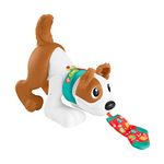 ​Fisher-Price 123 Crawl with Me Puppy - French Edition, Electronic Dog Infant Crawling Toy with Music and Learning for Infants and Toddlers