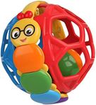 Baby Einstein Bendy Ball Easy Grasp Oball Rattle BPA-free Toy, Ages 3 Months+