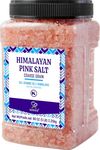 Soeos Coarse Grain Himalayan Pink Salt, Kosher Sea Salt for Grinder Refill, 80 oz (2250g) - Natural Mineral Rich, Cooking & Seasoning