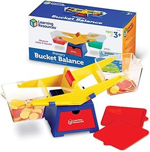 Learning Resources Primary Bucket Balance Teaching Scale, Science/Math, Classroom Balance Scale, Science for Kids, Ages 3+