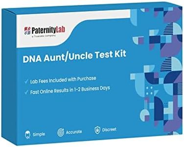 PaternityLab DNA Aunt/Uncle Test - Lab Fees & Shipping Included - Results in 1-2 Days - at-Home Collection Kit