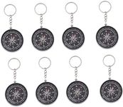 jojofuny 12 Pcs Childrens Outdoors Kids Compass Alloy Compass Orienteering Compass Survival Compass Children Compass Key Ring Compass Key Chain Pirate Plastic Case Boating