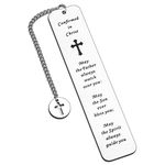 Confirmation Gifts Bookmark Baptism gifts for Girls Boys Christian Confirmation Gift for Godson Goddaughter Catholic Confirmation Gifts for Women Men Birthday Christmas for Religious Church Bulk Gifts