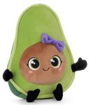 Avocado Plush 9 Inch Cute Mrs Avocado Soft Toy Couples Soft Toy with Bow