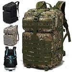 SPAHER Military Rucksacks For Men 50L Rucksack Trekking Rucksack Tactical Backpack Assault Daypack Backpack Camping Hiking Rucksack Army Molle Military Knapsack Shoulder Bag for Outdoor Sports