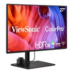 ViewSonic VP2786-4K 27 Inch Premium IPS 4K USB C Monitor with Integrated Color Wheel, 100% Adobe RGB, 98% DCI-P3, Pantone Validated, 90W Charging, HDMI, DisplayPort for Professional Home and Office