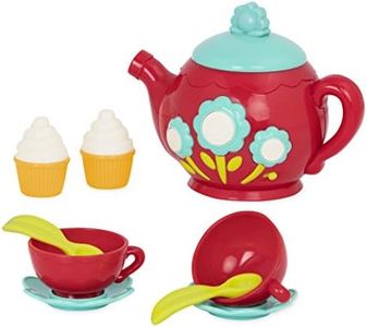 Battat - Musical Tea Playset - Kids Tea Party Set and Teapot with Sounds for Kids Age 3 Years+