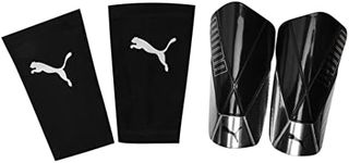 Puma Mens One Slip Shin Guards Black/Silver M