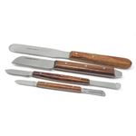 Dental Mixing Knives Fahen Mixing Spatula Modeling Alginate Carver Restorative Lab Instruments Made of Stainless Steel Comes in Wooden Handle - 4 Pcs Set