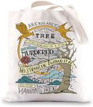 BWWKTOP Hunger Movie Tote Bag Movie Inspired Gifts Music Lover Canvas Shoulder Bag For Movie Fans, Coming Tree, One Size, Fit