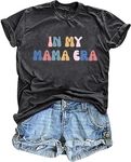 Mama Shirt Women Funny Letters Prin