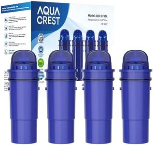 AQUACREST CRF-950Z NSF Certified Pitcher Water Filter, Replacement for Pur CRF950Z, DS-1800Z, PPT700W, PPF951K, CR-1100C, CR-6000C, PPT711W, PPT711, PPT710W, PPT111W and More Pur Pitchers (Pack of 4)