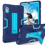 DUEDUE Case for Lenovo Tab M9 2023, Kickstand Heavy Duty Hard PC Cover Shockproof Full Body Protective Tablet Case for Lenovo Tab M9 9.0 Inch 2023(TB-310FU),Deep Blue