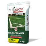 Nutrigrow Spring/Summer Pro Compound Lawn Fertiliser 9-7-7 20KG | Covers 570m²