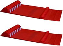 Maxsa 37359-2PK Park Right 21" x 11" x 2" Parking Mat, Red