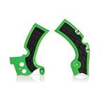 Acerbis - 09-18 Kawasaki KX450F Frame Guard X Grip - Green/Black (2374271089)