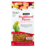 ZuPreem Fruit Blend Flavor with Natural Flavors Avian Diets Pellet Small Bird Food - 200gm