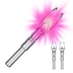 Nockturnal FIT Universal Size Pink Lighted Arrow Archery Nocks, 3 Pack