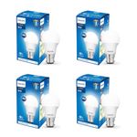 Philips 9-Watts Multipack B22 LED Cool Day White LED Bulb, Pack of 4, (Ace Saver)