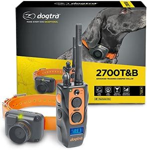 Dogtra 2700T&B Long Range 1-Mile 1-Dog Training & Beeper Remote Dog Training E-Collar for Upland Gun Dog