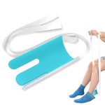 Sock Aid Device, sock helper easy on easy off, for seniors, Disabled,Pregnant, Diabetics -Sock put on helper（Blue）