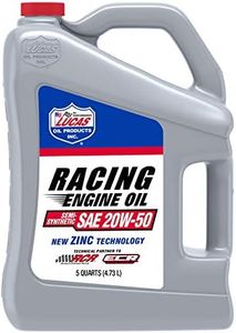 Lucas Oil Semi-Synthetic SAE 20W-50 Racing Motor Oil / 3X1 / 5 Quart