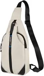 WATERFLY Medium Crossbody Sling Backpack Anti Theft Backpack for Traveling Chest Shoulder Bag