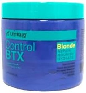 UNNIQUE Control Btx Blonde Hair Botox & Tone-Correcting Smoothing Treatment | Dual-Action Post-Bleach Rescue & Progressive Smoother | Tones While It Tames | neutralizes yellow tones | 16 FL OZ