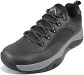 CC-Los Hiking Trainers for Men Comfortable Lightweight Walking Shoes Black 8