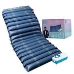 Q DEVICES Portable Tubular Anti-Decubitus Air Mattress, Mattress with Pump, for Hospital or Home Care, Bed Sore Prevention, Alternative Pressure Therapy, Pressure Ulcer Healing