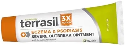 terrasil Eczema & Psoriasis Ointment- Eczema Relief for Severe Eczema. Soothing Eczema Treatment for Itchy Skin. All-Natural Cream for Adults & Kids & Formulated for Sensitive Skin (28g)