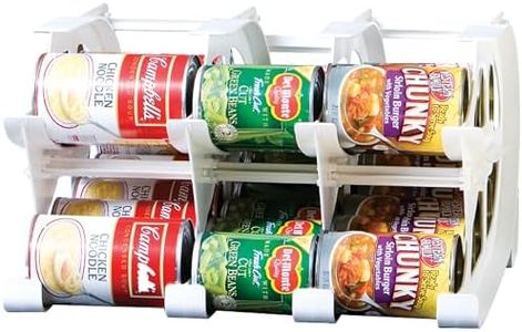 FIFO Mini Can Tracker | Rotates First in First Out | Storage for Home Cupboard, Pantry and Cabinet | Organize Your Kitchen