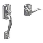 Schlage Lock Company FE285 625 Acc CAM LH Lower Half Handleset, Bright Chrome