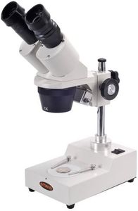 Omano OM124-1LP - 20X-40X - Dual-Power - Stereo Student Microscope - Halogen Illumination