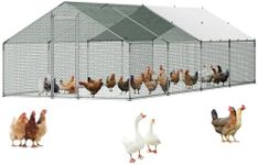 VEVOR Large Metal Chicken Coop with